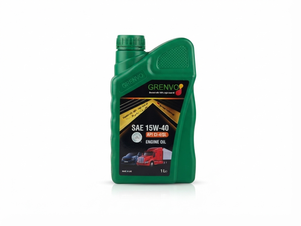 Grenvo SAE 15W-40 API CI-4/SL engine oil, 1 litre bottle